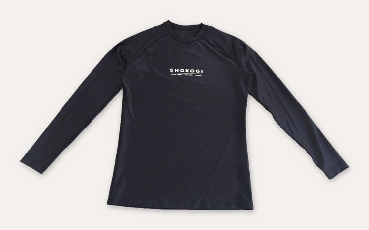The Shokogi lycra in black, front