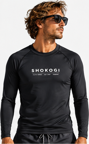 SHOKOGI RASH GUARD BLACK
