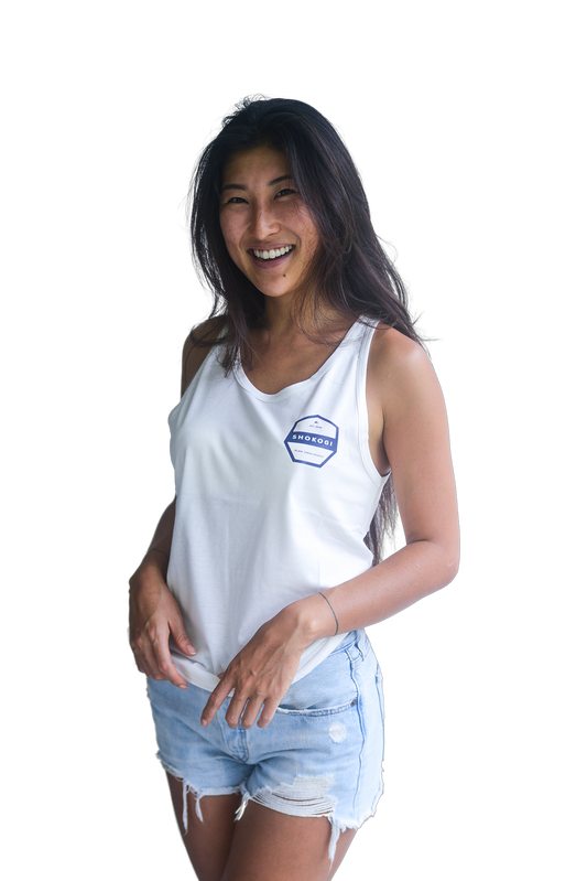 SHOKOGI TANK TOP WHITE