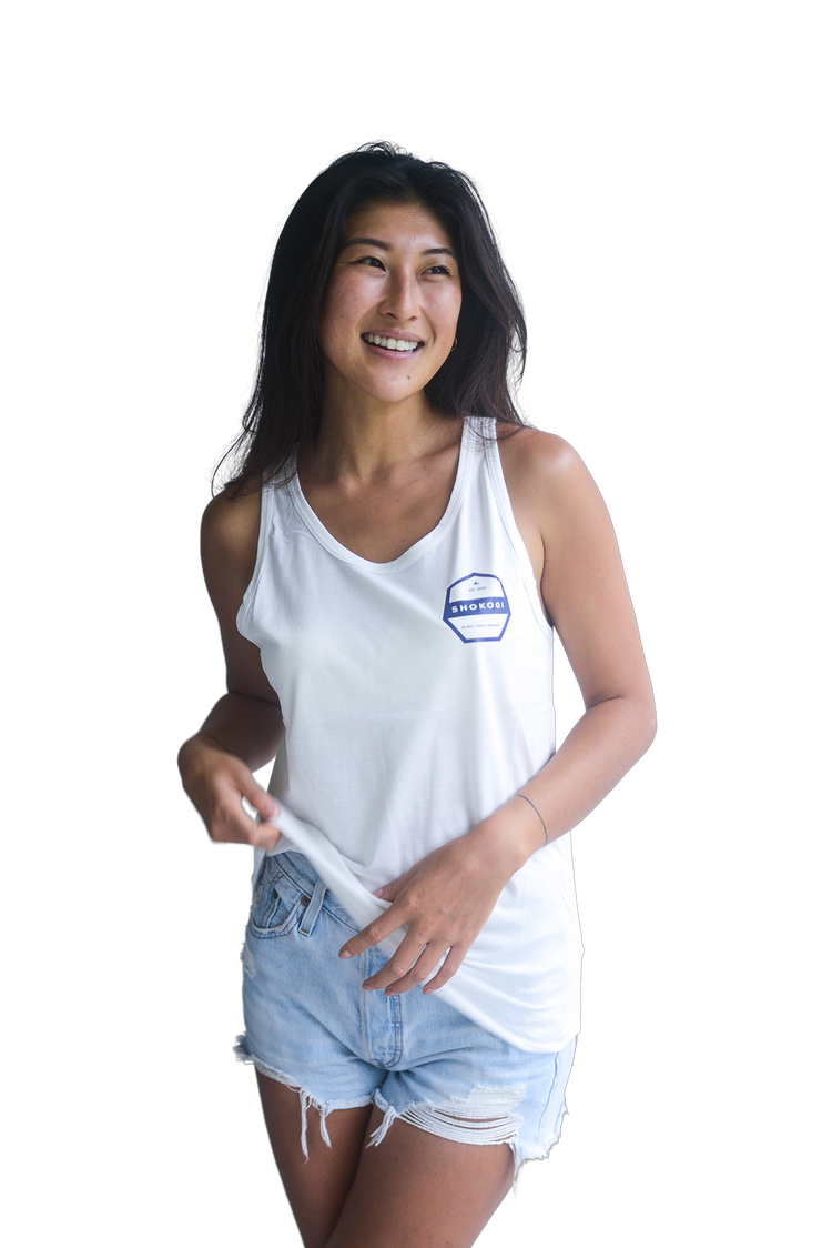 SHOKOGI TANK TOP WHITE