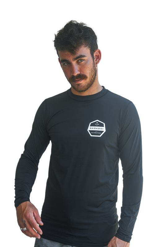 SHOKOGI RASH GUARD BLACK