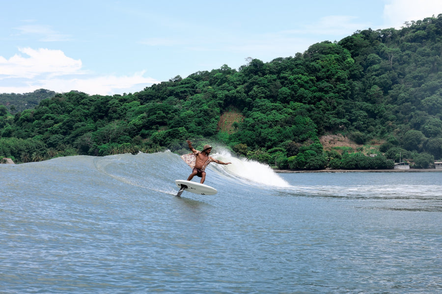 Foil Surfing in Playa Venao
