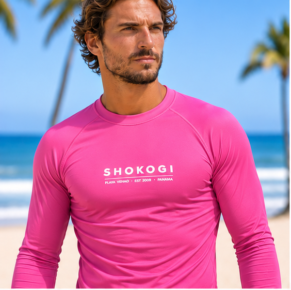 SHOKOGI RASH GUARD PINK