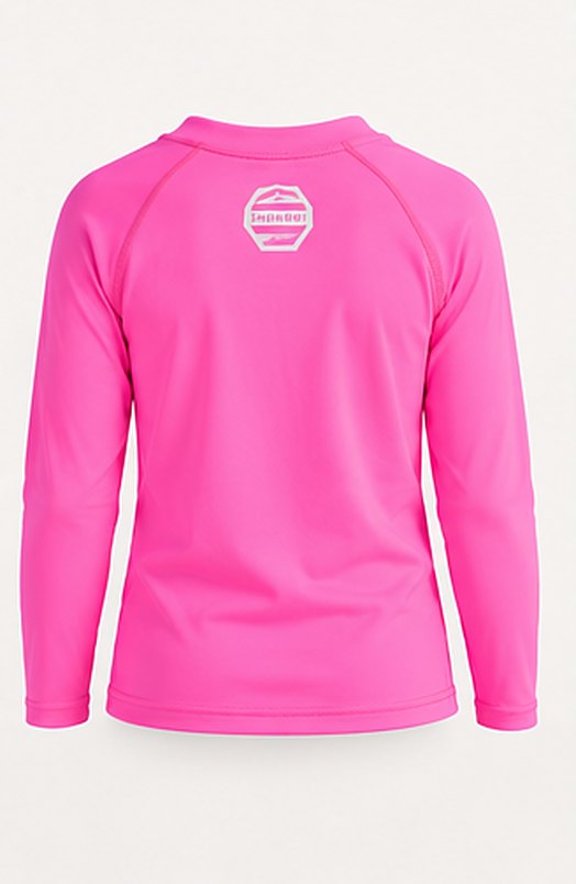 The Shokogi kids' lycra in pink, back (AI illustration)