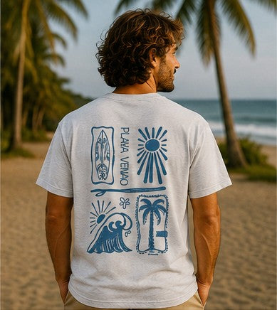 SHOKOGI tee, Ash, back